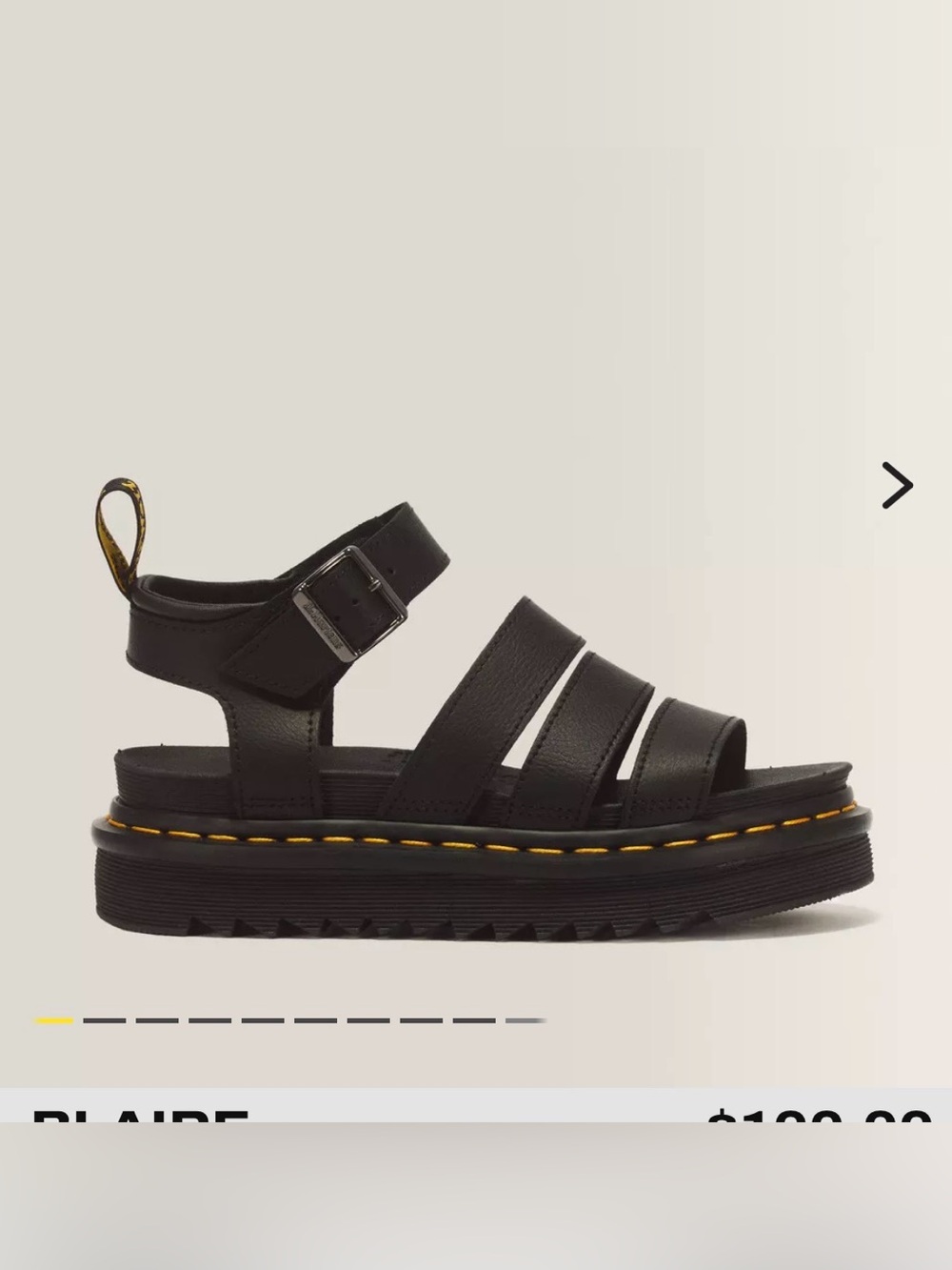 Dr. Martens BLAIRE Athena Leather Strap Sandals